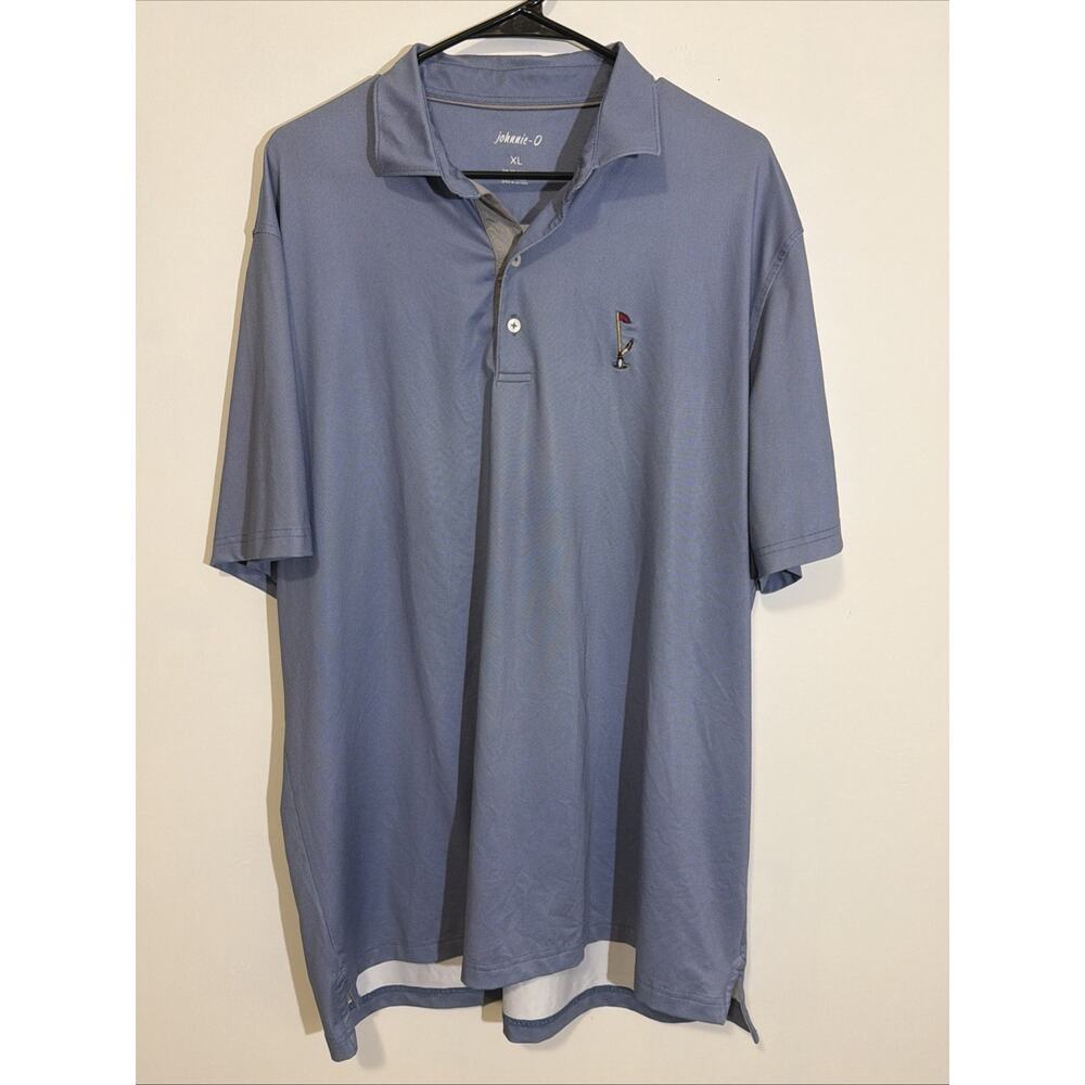 Johnnie O Florida State Seminoles Polo Shirt Mens XL stretch Blue Golf - Picture 2 of 3